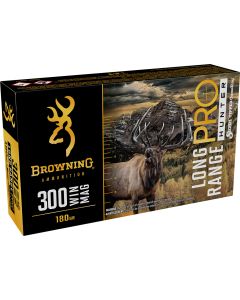 Browning Ammo B192503002 Long Range Pro300Win Mag 180gr 20 Per Box/10 Case