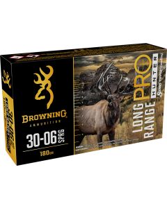 Browning Ammo B192530062 Long Range Pro30-06Springfield 180gr 20 Per Box/10 Case