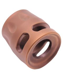 True Precision Inc TPSMICROC Micro Compensator S-Type Copper 416R Stainless Steel 1/2"x28 Threads 9mm/380 ACP