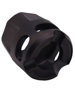 True Precision Inc TPYMICROBC Micro Compensator Y-Type Black DLC 416R Stainless Steel 1/2"x28 Threads 9mm/380 ACP