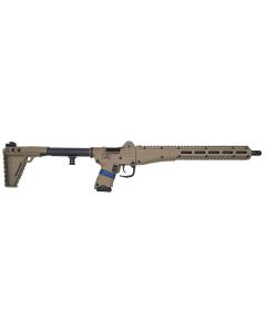 Kel-Tec SUB2K9GLKTAN SUB2000 Gen3 9mm Luger 15+1 16.15" Black Steel Threaded Barrel, Tan Picatinny Rail Aluminum Receiver, Black Synthetic Folding Stock, Black Polymer Grip