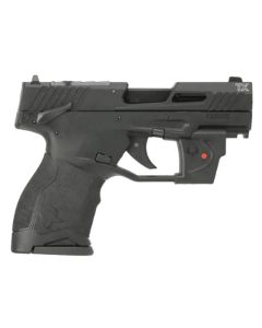 Taurus 1-TX22131VL TX22CCompact Frame 22 LR 13+1 SAO 3.60" Matte Black Steel Threaded Barrel, Black Anodized Optic Ready/Serrated Slide, Black Polymer Frame w/Picatinny Rail, Viridian Laser