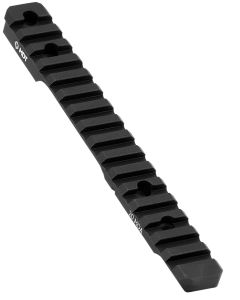 Mdt Sporting Goods Inc 102189BLK Picatinny Scope RailBlack Anodized Aluminum 11" Long Fits Howa 1500 Short Action, 20 MOA