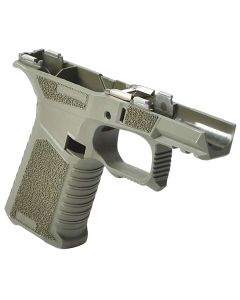 Sct Manufacturing 0225020100IB Sub CompactCompatible w/ Glock 43X/48 OD Green Polymer Frame Aggressive Texture Grip Includes Locking Block