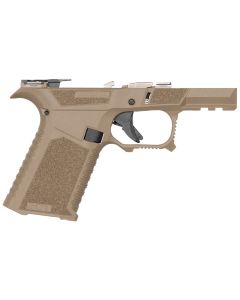 Sct Manufacturing 0226020000IA Sub CompactCompatible w/ Glock 43X/48 Flat Dark Earth Polymer Frame Aggressive Texture Grip