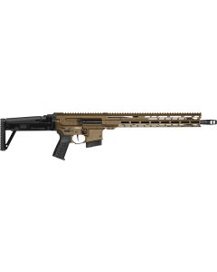 CMMG 28A490FMB Dissent MK4 22 ARC 10+1 16.10"Midnight Bronze Cerakote Picatinny Rail Aluminum Receiver, M-LOK Handguard, Black CMMG Dissent Side Folding Stock, Zeroed Drop-In Single Stage Trigger