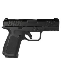 Rost Martin RM1CBLKOSP15 RM1C9mm Luger 15+1 4" Black Match Grade Barrel, Black Tenifer Optic Ready/Serrated Steel Slide, Black Polymer Frame w/Picatinny Rail, Textured Grip, Ambidextrous