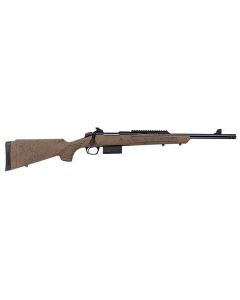 CVA CR3933 Cascade SR80 Full Size 308 Win 10+1 18" Black Cerakote Steel Threaded Barrel, Black Cerakote Stainless Steel Receiver w/Picatinny Rail, Flat Dark Earth w/Black Web Adj LOP Synthetic Stock