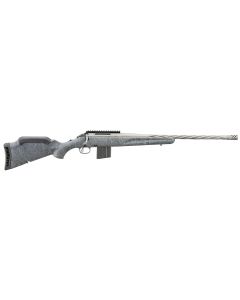 Ruger 46906 American Rifle Gen II Full Size 350 Legend 5+1 20" Cobalt Cerakote Threaded Barrel, Picatinny Rail Steel Receiver, Gray Splatter Adjustable Synthetic Stock