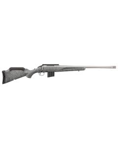 Ruger 46907 American Rifle Gen II Full Size 400 Legend 5+1 20" Cobalt Cerakote Threaded Barrel, Picatinny Rail Steel Receiver, Gray Splatter Adjustable Synthetic Stock