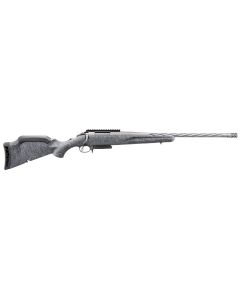 Ruger 46917 American Rifle Gen II Full Size 7mm PRC 3+1 20" Cobalt Cerakote Threaded Barrel, Picatinny Rail Steel Receiver, Gray Splatter Adjustable Synthetic Stock