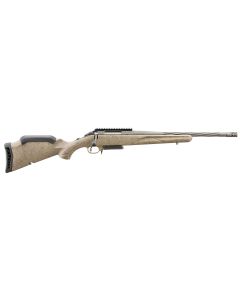 Ruger 46929 American Ranch Gen II Full Size 308 Win 3+1 16.10" Cobalt Cerakote Spiral Threaded Barrel, Picatinny Rail Steel Receiver, Flat Dark Earth Splatter Adj Comb Synthetic Stock
