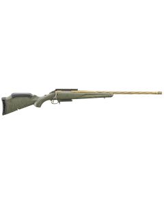 Ruger 46944 American Predator Gen II 270 Win 4+1 22" Burnt Bronze Cerakote Threaded Barrel, Picatinny Rail Steel Receiver, Green Splatter Adjustable Synthetic Stock