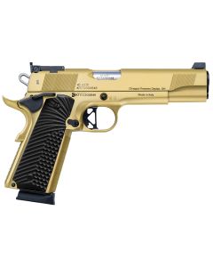 Charles Daly 440.182 1911 Empire Grade Full Size Frame 45 ACP 8+1 5" Stainless Steel Barrel, Nebula PVD Serrated Steel Slide, Steel w/Beavertail Frame, Black G10 Grip