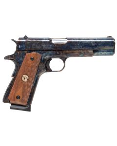 Charles Daly 440.178 1911 Field Grade Full Size Frame 45 ACP 8+1 5" Stainless Steel Barrel, Color Case Serrated Steel Slide, Frame w/Beavertail, Checkered Walnut Grip