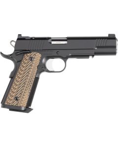 Dan Wesson 01794 SpecialistFull Size Frame 10mm Auto 8+1 5" Stainless Match Grade Barrel, Black Duty Optics Ready/Serrated Steel Slide, Black Duty Steel Frame w/Picatinny Rail, Black/Brown G10 Grip