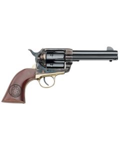 Pietta HF357CHBR434NMUS 1873 Great Western II U.S. Marshal 357 Mag 6rd 4.75" Blued Steel Barrel &amp; Cylinder, Color Case Hardened Steel Frame, Walnut w/Engraved US Marshal's Badge Grip, Exposed Hammer