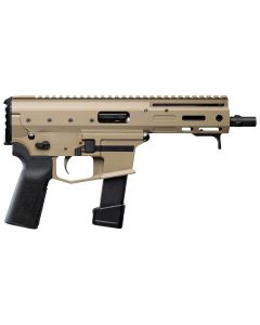 Angstadt Arms AAMDP29PF6 MDP-927+1 6" Black Melonite Threaded Barrel Flat Dark Earth Cerakote Black Polymer Grips