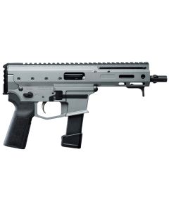 Angstadt Arms AAMDP29PG6 MDP-927+1 6" Black Melonite Threaded Barrel Tactical Gray Cerakote Black Polymer Grips