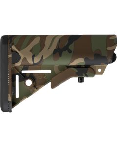 B5 Systems SOP1188 Enhanced SOPMOD Woodland Camo Polymer Fits AR-15