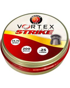 Hatsan USA HA90642 Vortex Strike Pellets 25Cal Lead Domed 200 Pellets