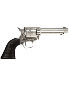 Heritage Mfg RR22NI6 Rough Rider22 LR 6rd 6.50" Nickel Steel Barrel, Nickel Aluminum Frame, Matte Nickel Cylinder, Black Polystar Grip, Hammer/Thumb Safety, Exposed Hammer
