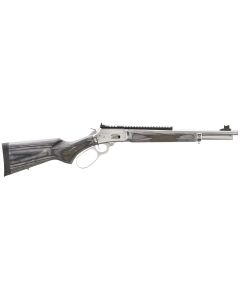 Marlin 70433 1894 SBL 357 Mag 8+1 16.10" Stainless Polished Threaded Barrel&amp; Picatinny Rail Receiver, Fixed Gray Laminate Stock
