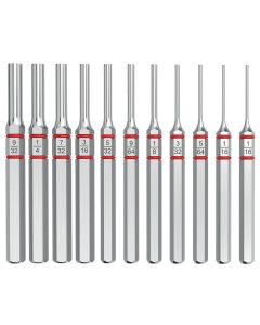 Real Avid AVAPKS Accu-Punch Standard Pin Punch Set Steel 11 Pieces