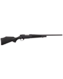 Weatherby VYT243NR0T Vanguard Synthetic Compact 243 Win 5+1 20" Matte Blued #1 Threaded Barrel, Matte Blued Drilled &amp; Tapped Steel Receiver, Black Adjustable Synthetic Stock