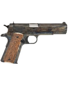 Cnc Firearms CNCVINTAGE1911 Colt 1911 Vintage Limited Edition 45 ACP 7+1 5" Stainless National Match Barrel, Color Case Hardened Steel Slide &amp; Frame, Stag Grip