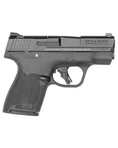 Smith &amp; Wesson 14203 M&amp;P Shield PlusMicro-Compact Frame 9mm Luger 10+1 3.10" Black Armornite Steel Barrel &amp; Serrated Slide, Black Polymer Frame, Black Polymer Grip, Thumb Safety
