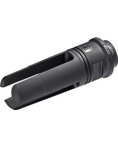 SureFire SF3P7625824 SOCOM 3-Prong Flash Hider Black DLC Stainless Steel with 5/8"-24 tpi Threads &amp; 2.60" OAL for 7.62mm AR-10