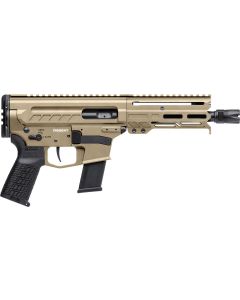 CMMG 45A4C0FCT Dissent MKG 45 ACP 13+1 6.50" Black Nitride Medium Taper Threaded Barrel, CMMG 5.5" M-LOK Handguards, Coyote Tan Cerakote Aluminum Picatinny Rail Receiver, CMMG Zeroed Grips