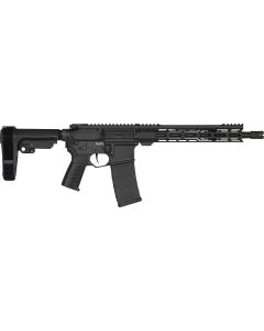 CMMG 55AC20AAB Banshee MK4 5.56x45mm 30+1 12.50" Black Nitride Medium Taper Threaded Barrel, EML 11" M-LOK Handguards, Black Armor Cerakote Aluminum Picatinny Rail Receiver, CMMG Zeroed Grips