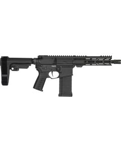 CMMG 54AE10FAB Banshee MK4 5.7x28mm 32+1, Black Nitride Medium Taper Threaded Barrel, EML 11" M-LOK Handguards, Black Armor Cerakote Aluminum Picatinny Rail Receiver, CMMG Zeroed Grips
