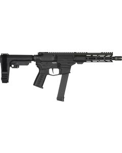 CMMG 99A3B0FAB Banshee MKGS 9mm Luger 33+1 8" Black Nitride Medium Taper Threaded Barrel, EML 7" M-LOK Handguards, Black Armor Cerakote Aluminum Picatinny Rail Receiver, CMMG Zeroed Grips