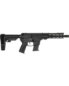 CMMG 57A340FAB Banshee MK57 5.7x28mm 20 8" Black Nitride Medium Taper Threaded Barrel, EML 7" M-LOK Handguards, Black Armor Cerakote Aluminum Picatinny Rail Receiver, CMMG Zeroed Grips
