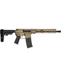 CMMG 30AB20FCT Banshee MK4 300 Blackout 30+1 12.50" Black Nitride Medium Taper Threaded Barrel, EML 7" M-LOK Handguards, Coyote Tan Cerakote Aluminum Picatinny Rail Receiver, CMMG Zeroed Grips