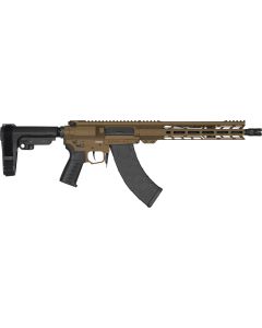 CMMG 76AB60AMB Banshee MK47 7.62x39mm 30+1 12.50" Black Nitride Medium Taper Threaded Barrel, EML 11" M-LOK Handguards, Midnight Bronze Cerakote Aluminum Picatinny Rail Receiver, CMMG Zeroed Grips
