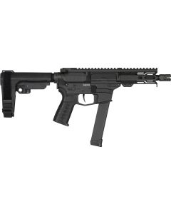 CMMG 99A890FAB Banshee MKGS 9mm Luger 33+1 5" Black Nitride Medium Taper Threaded Barrel, EML 4" M-LOK Handguards, Black Armor Cerakote Aluminum Picatinny Rail Receiver, CMMG Zeroed Grips