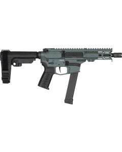 CMMG 99A890FCG Banshee MKGS 9mm Luger 33+1 5" Black Nitride Medium Taper Threaded Barrel, EML 4" M-LOK Handguards, Charcoal Green Cerakote Aluminum Picatinny Rail Receiver, CMMG Zeroed Grips