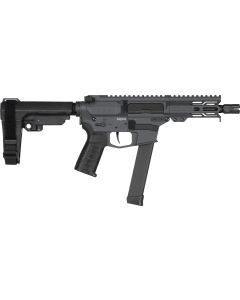 CMMG 99A890FSG Banshee MKGS 9mm Luger 33+1 5" Black Nitride Medium Taper Threaded Barrel, EML 4" M-LOK Handguards, Sniper Gray Cerakote Aluminum Picatinny Rail Receiver, CMMG Zeroed Grips