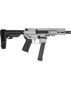 CMMG 99A890FTI Banshee MKGS 9mm Luger 33+1 5" Black Nitride Medium Taper Threaded Barrel, EML 4" M-LOK Handguards, Titanium Cerakote Aluminum Picatinny Rail Receiver, CMMG Zeroed Grips