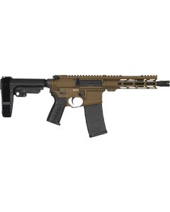 CMMG 30AF20AMB Banshee MK4 300 Blackout 30+1 8" Black Nitride Medium Taper Threaded Barrel, EML 7" M-LOK Handguards, Midnight Bronze Cerakote Aluminum Picatinny Rail Receiver, CMMG Zeroed Grips