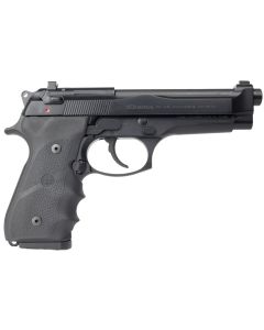 Beretta USA J92F700M 92FS Brigadier Full Size Frame 9mm Luger 15+1 4.70" Black Inox Steel Barrel, Black Bruniton Serrated Steel Slide, Black Aluminum Frame w/Beavertail, DA/SA, Ambidextrous