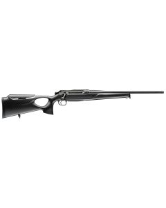 Sauer 80117118 505 Synchro XTC Full Size 308 Win 3+1 22" Matte Blued Threaded Barrel, Matte Blued Saddle Mount Steel Receiver, Black Thumbhole w/Adj Comb Carbon Fiber Stock
