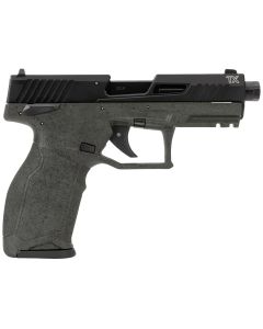 Taurus 1-2TX22141SP2-10 TX22 Gen 2 Full Size Frame 22 LR 10+1 4.10" Threaded Barrel, Serrated Slide, Polymer Frame w/Picatinny Rail, Right Hand