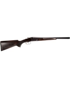 Heritage Mfg BL2018BK Badlander20 Gauge Break Open 2rd 18.50" Black Chrome Side By Side Barrel &amp; Receiver, Fixed Turkish Walnut Stock