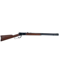 Heritage Mfg H9204524F1 92 Ranch Hand 45 Colt (Long Colt) 12rd 24" Black Polished Octagon Barrel, Black Polished Alloy Steel Receiver, Fixed Hardwood Stock