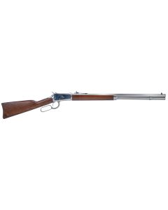Heritage Mfg H9204524F9 92 Ranch Hand 45 Colt (Long Colt) 12rd 24" Stainless Polished Octagon Barrel, Polished Stainless Steel Receiver, Fixed Hardwood Stock